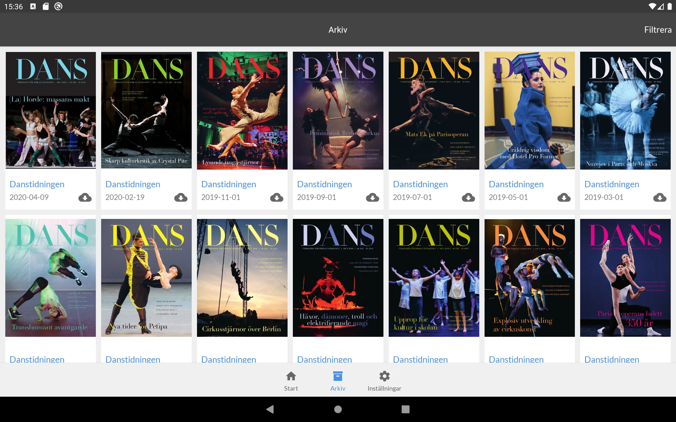 Danstidningen | Indus Appstore | Screenshot