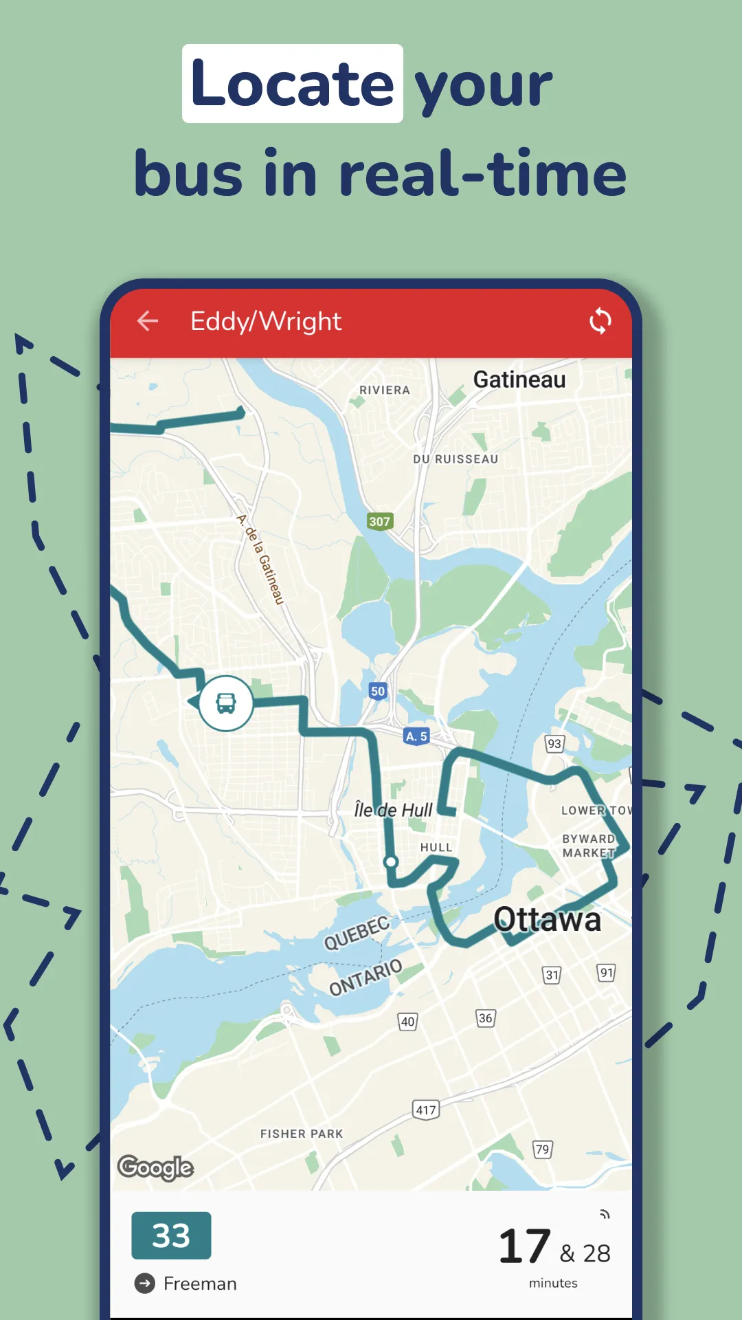 Ottawa Transit: OC Transpo Bus | Indus Appstore | Screenshot