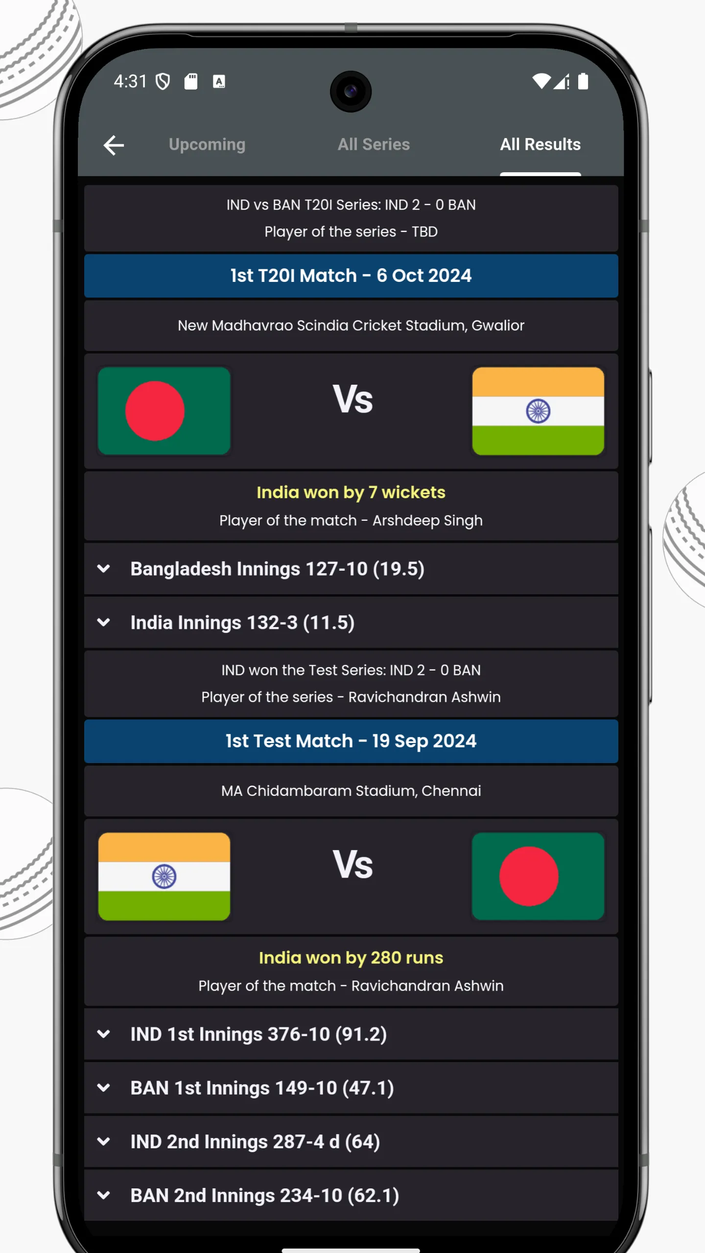 IND vs AUS Live Cricket Score | Indus Appstore | Screenshot