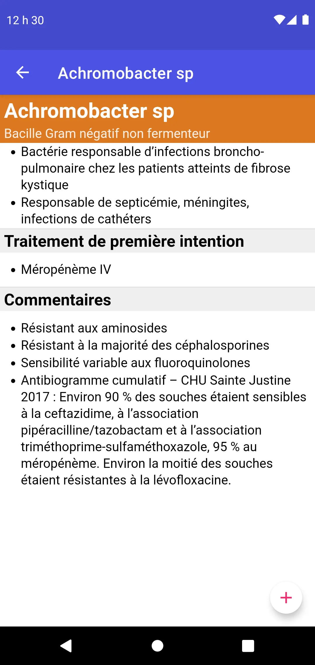 Antibiothérapie Pédiatrique | Indus Appstore | Screenshot