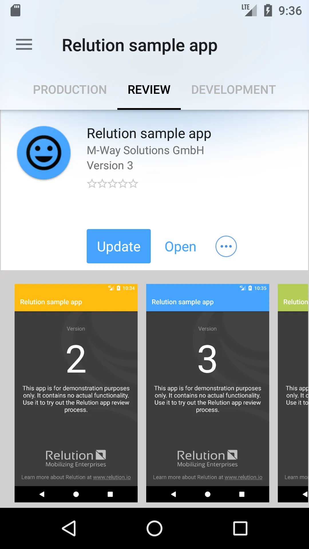 Relution | Indus Appstore | Screenshot