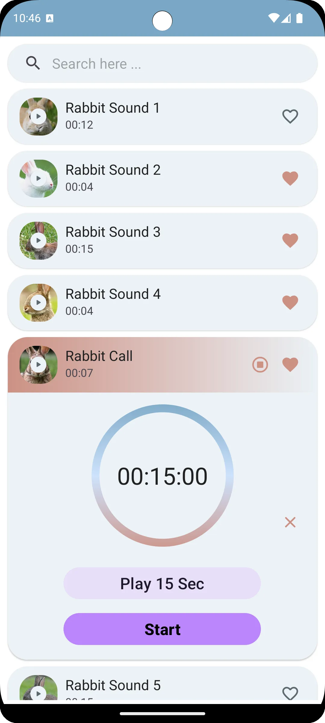 Rabbit Sounds | Indus Appstore | Screenshot