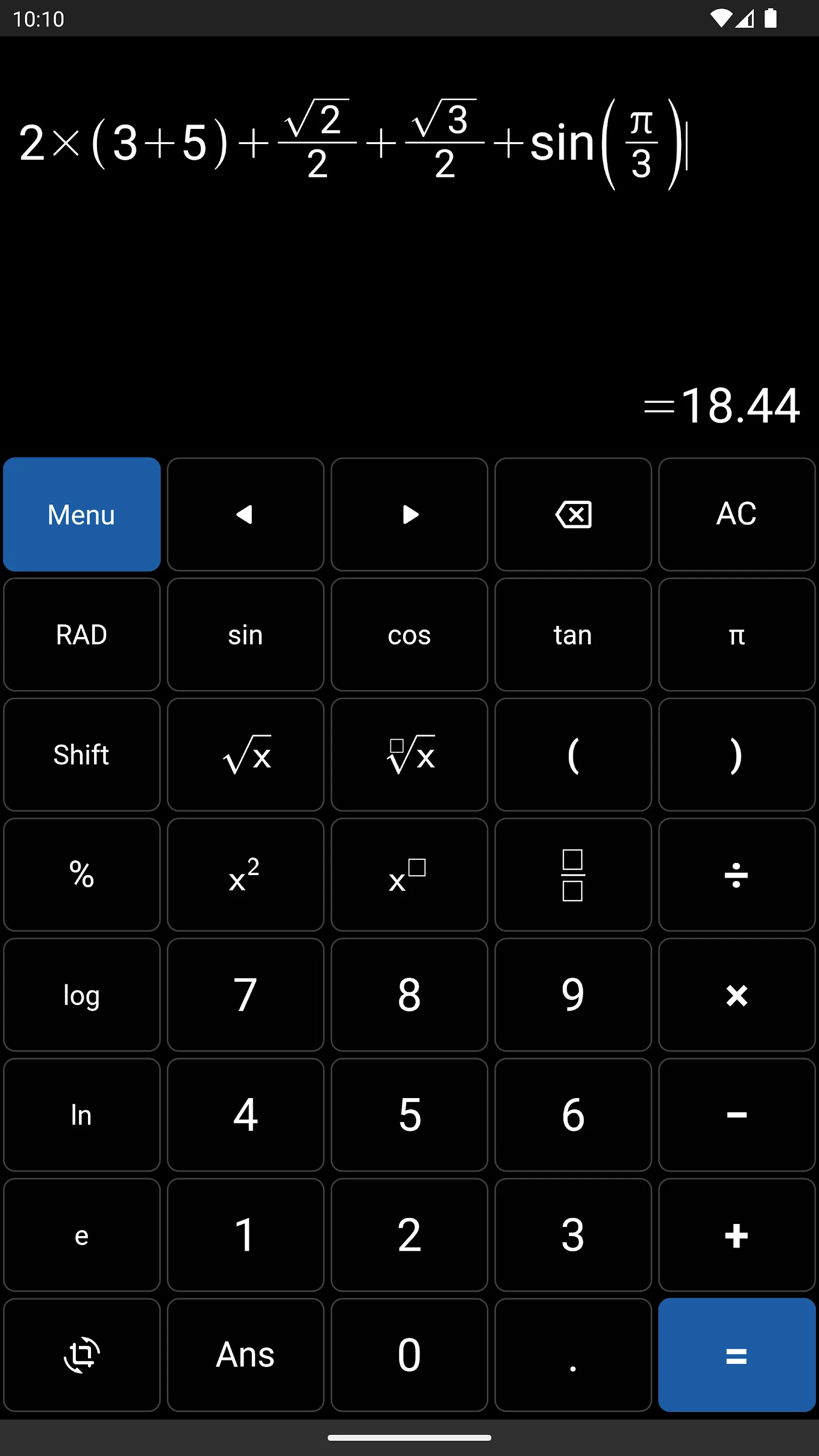 Scientific Calculator | Indus Appstore | Screenshot