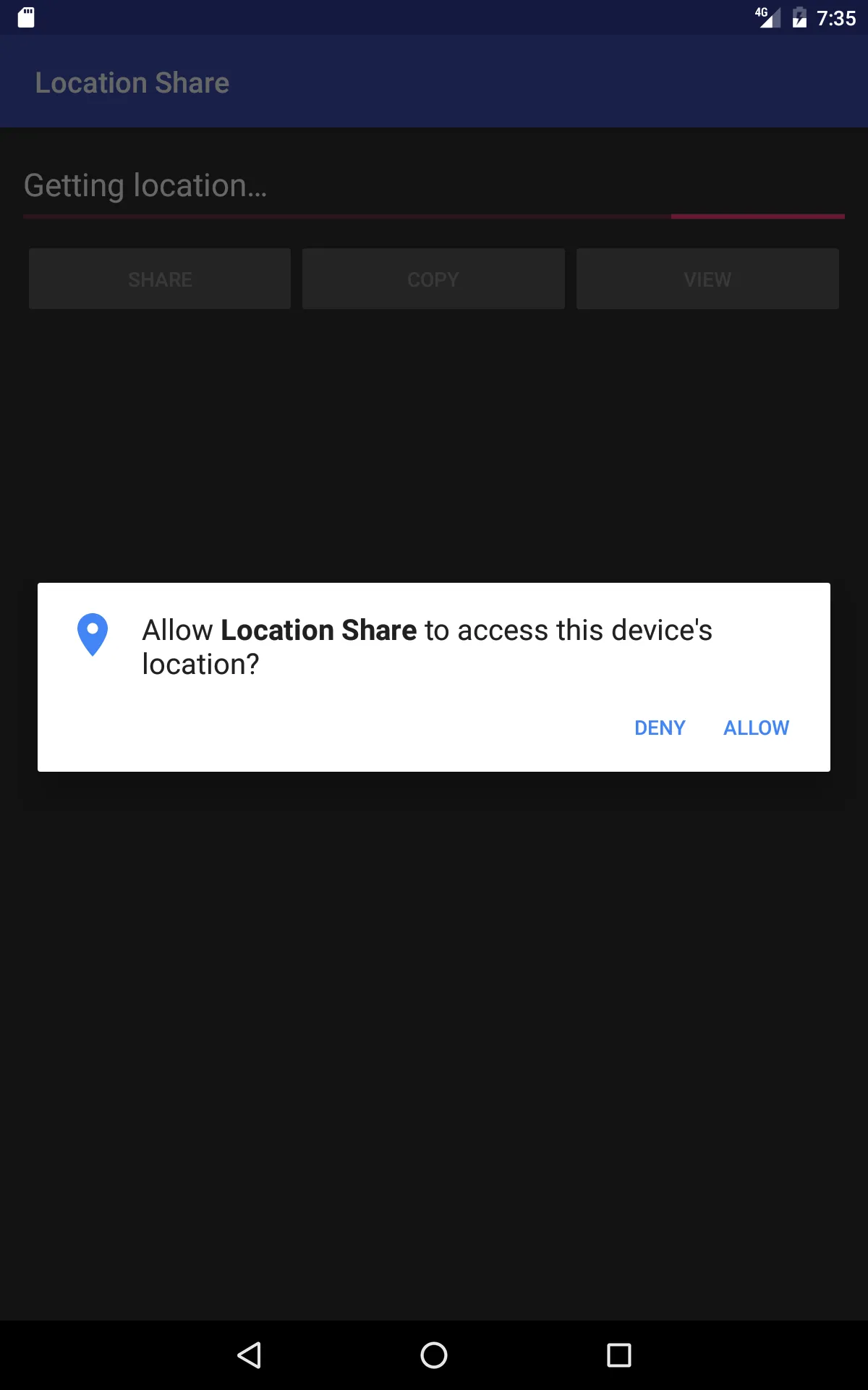 Location Share | Indus Appstore | Screenshot