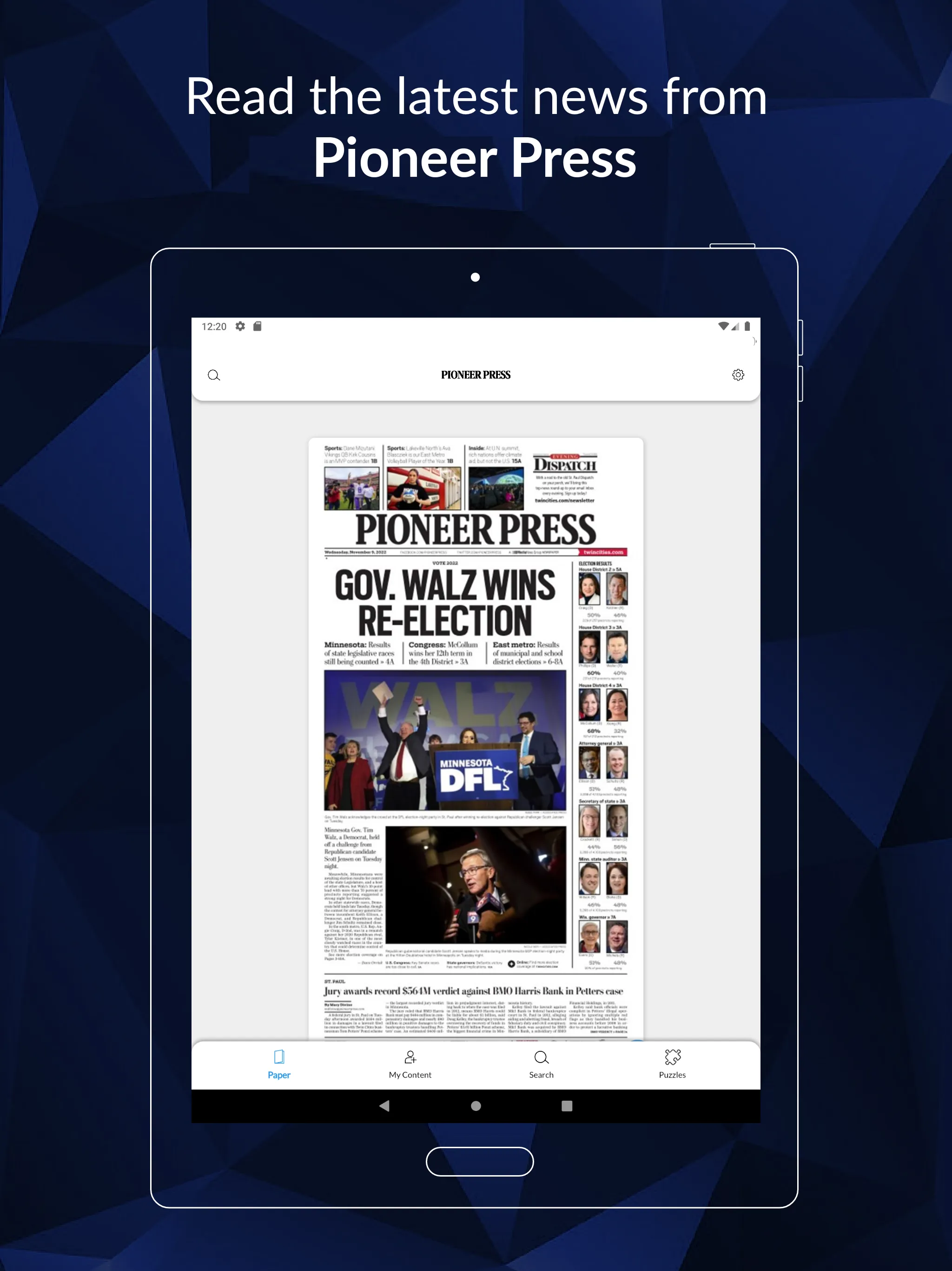 Saint Paul Pioneer Press | Indus Appstore | Screenshot