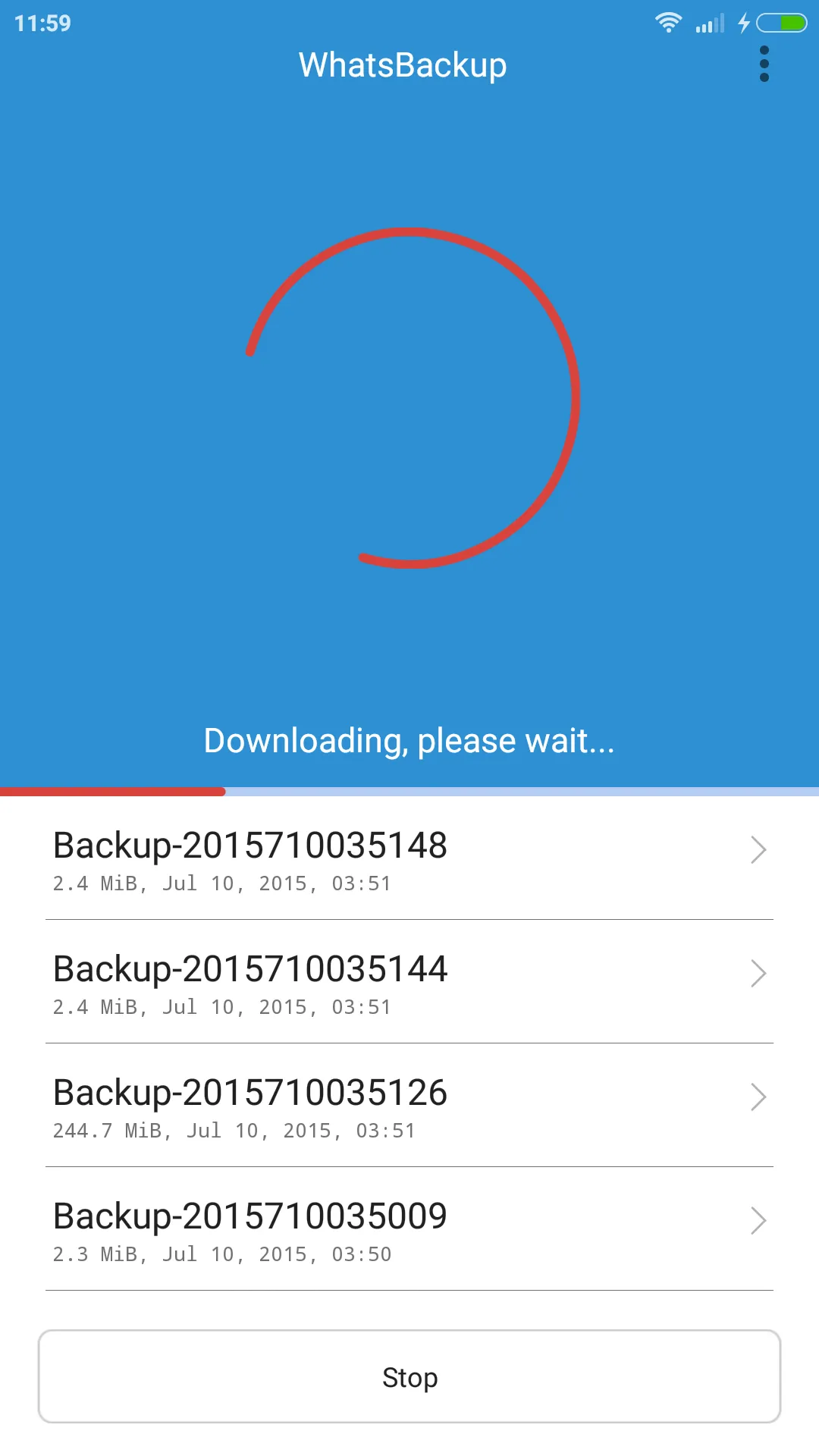 Backup for Whats | Indus Appstore | Screenshot