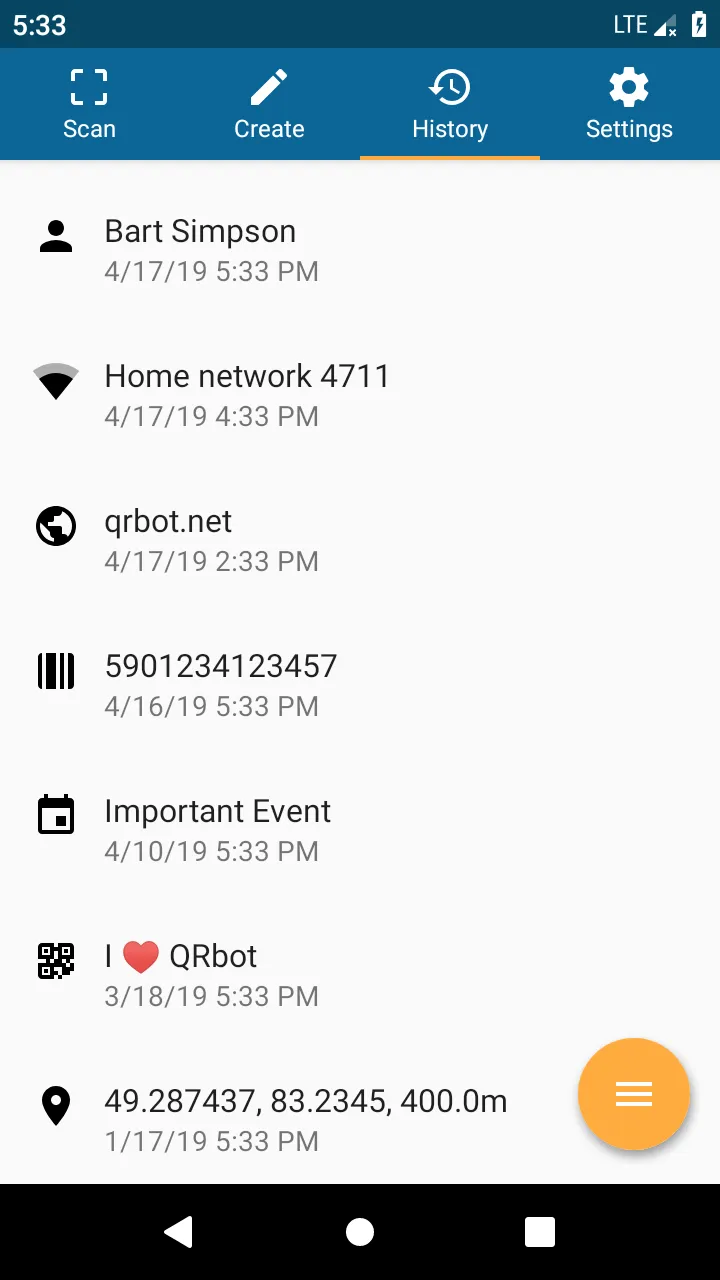 QRbot: QR & barcode reader | Indus Appstore | Screenshot