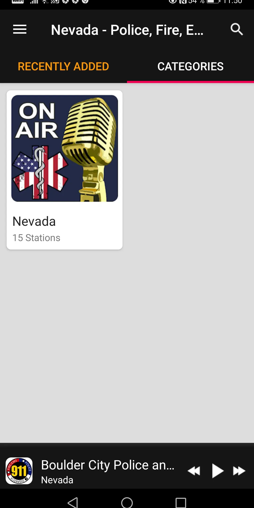 Police Scanner from Nevada | Indus Appstore | Screenshot