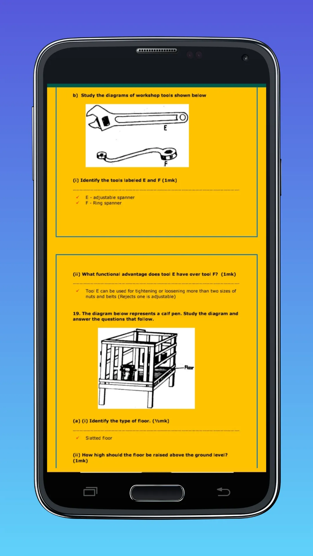 Kcse Agriculture Revision | Indus Appstore | Screenshot