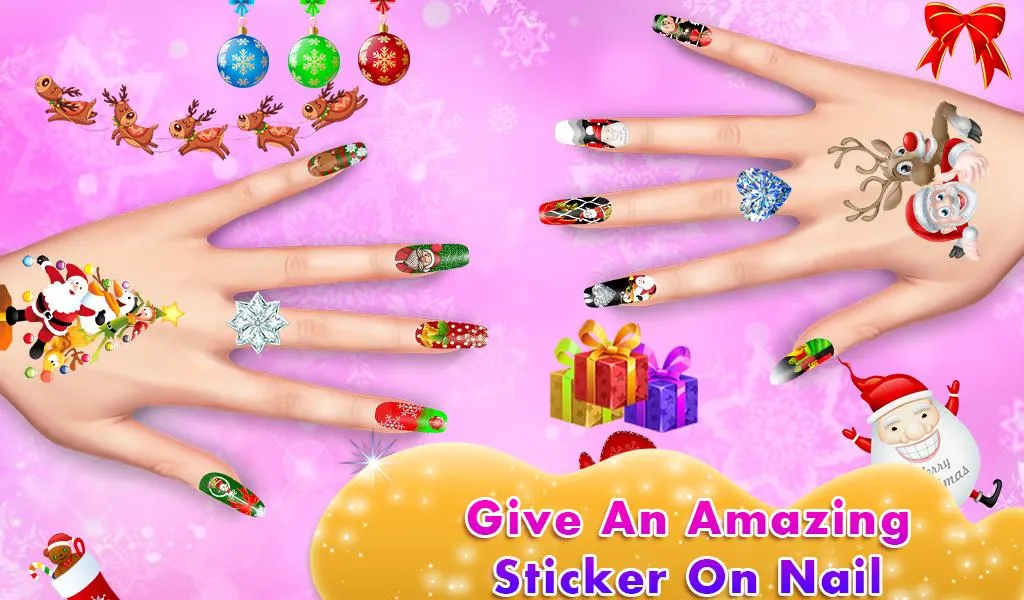 Christmas Nail Art Salon Games | Indus Appstore | Screenshot