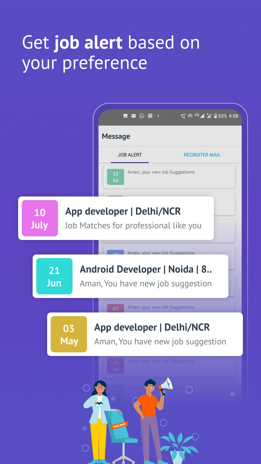 Shine.com Job Search App | Indus Appstore | Screenshot