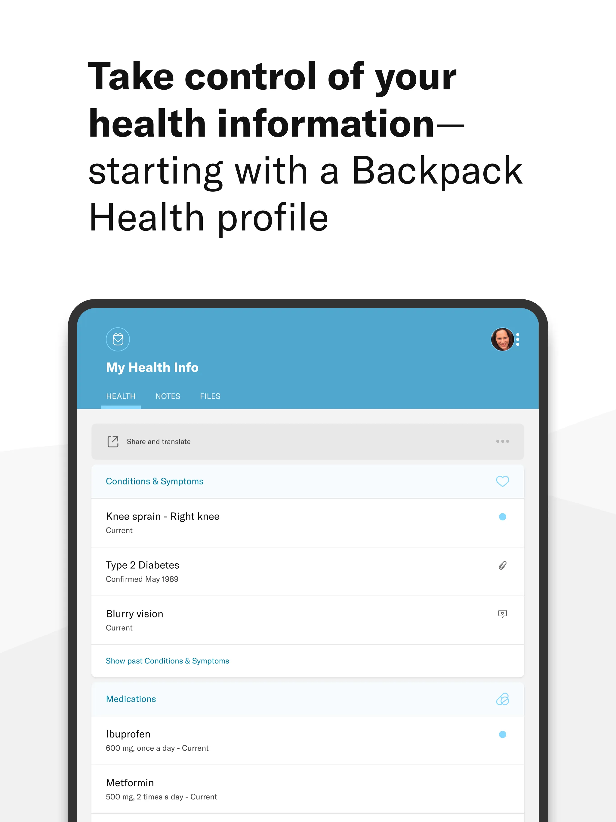 Backpack Health | Indus Appstore | Screenshot