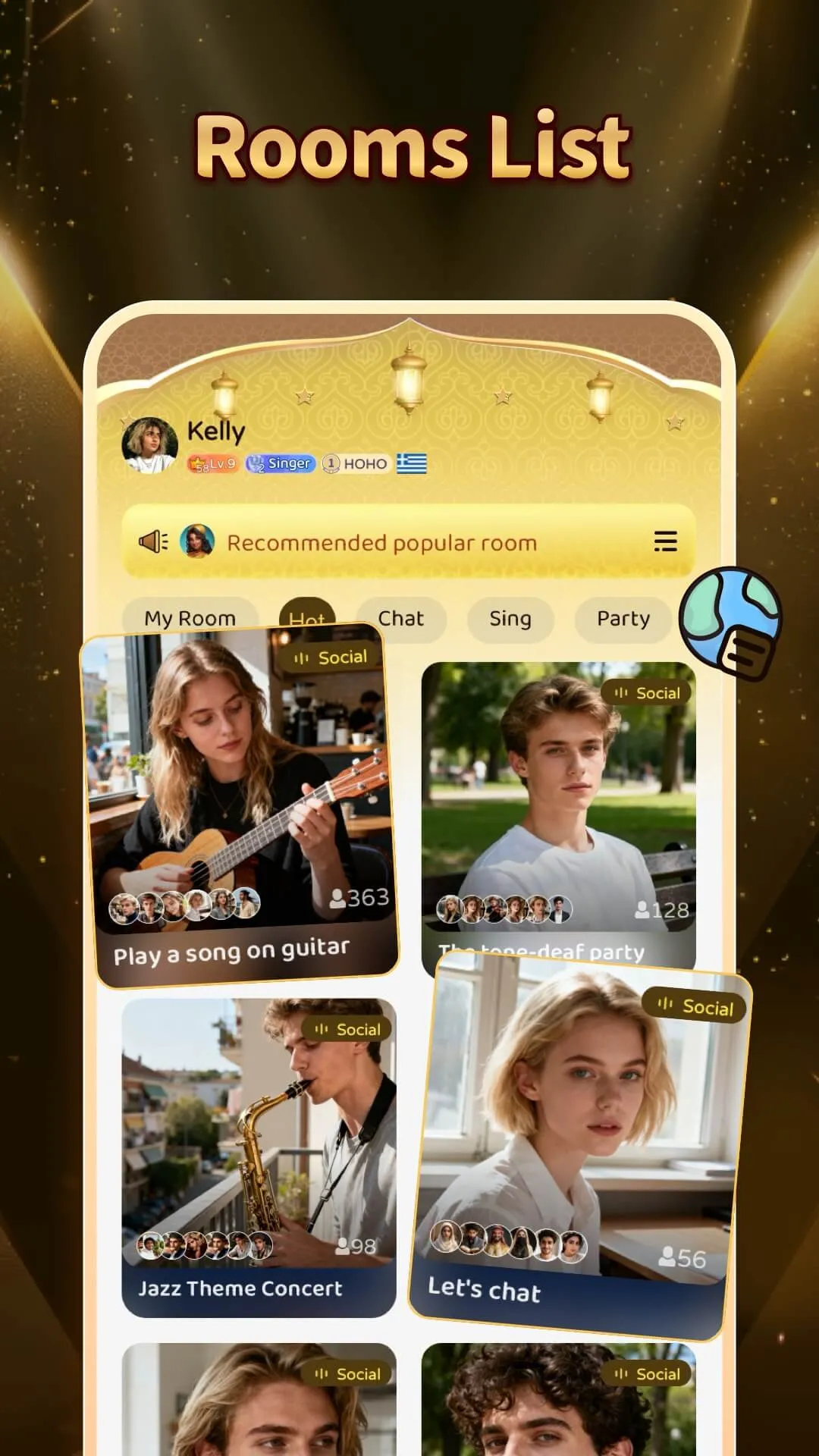 Songora - Group Voice Chatroom | Indus Appstore | Screenshot