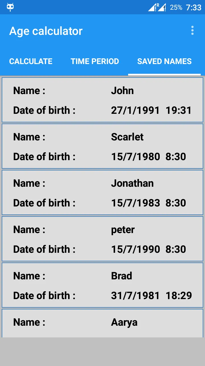 Age Calculator | Indus Appstore | Screenshot