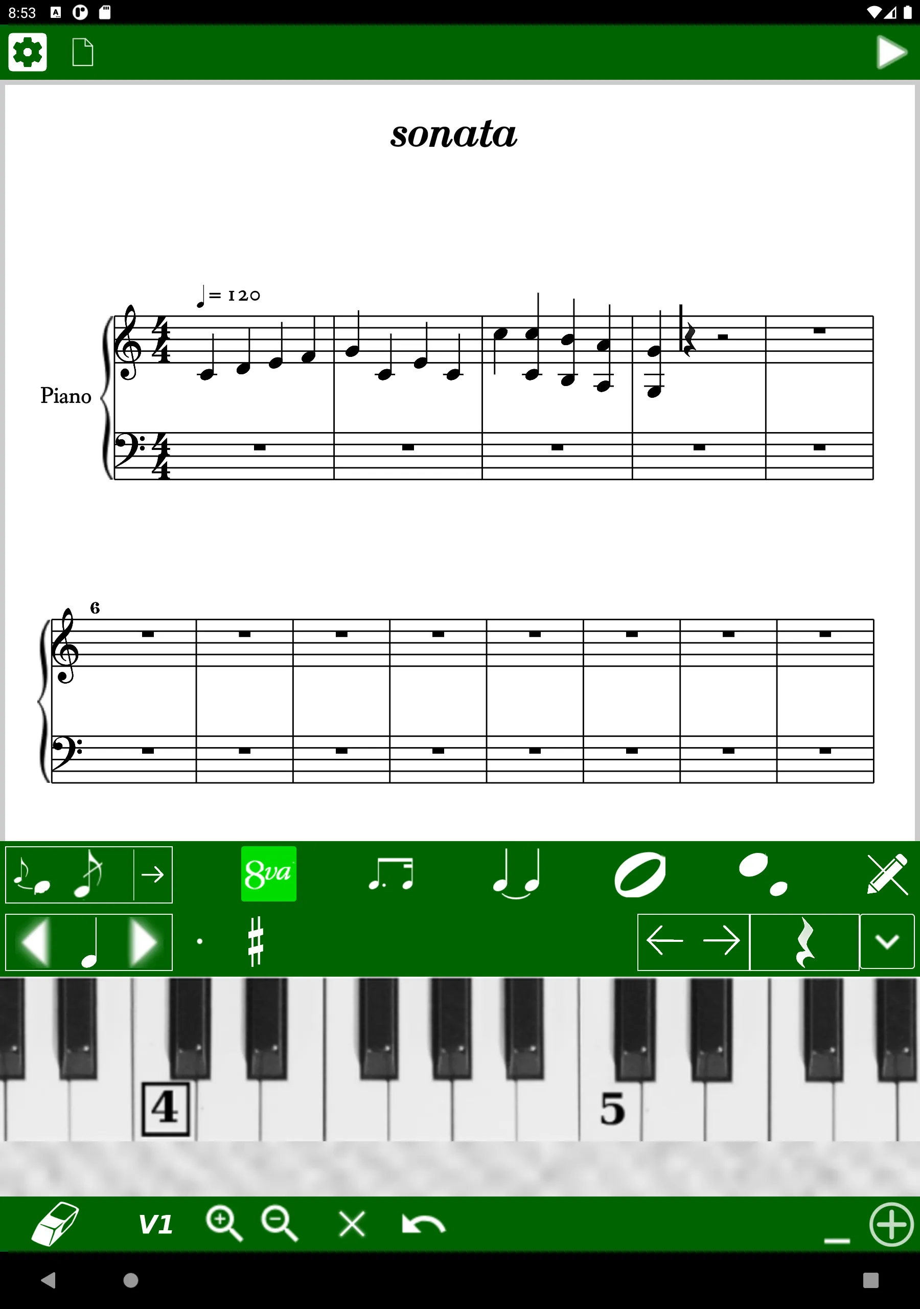 A-Score Music Composer | Indus Appstore | Screenshot