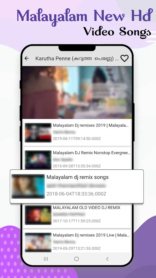 Malayalam Songs: Malayalam Vid | Indus Appstore | Screenshot