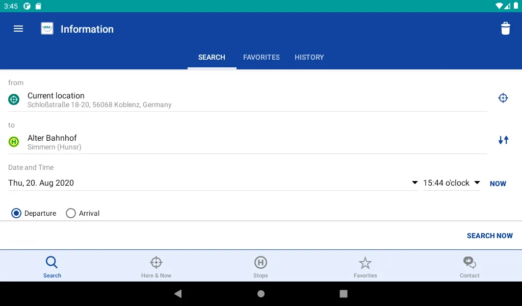 VRM Timetable & Tickets | Indus Appstore | Screenshot