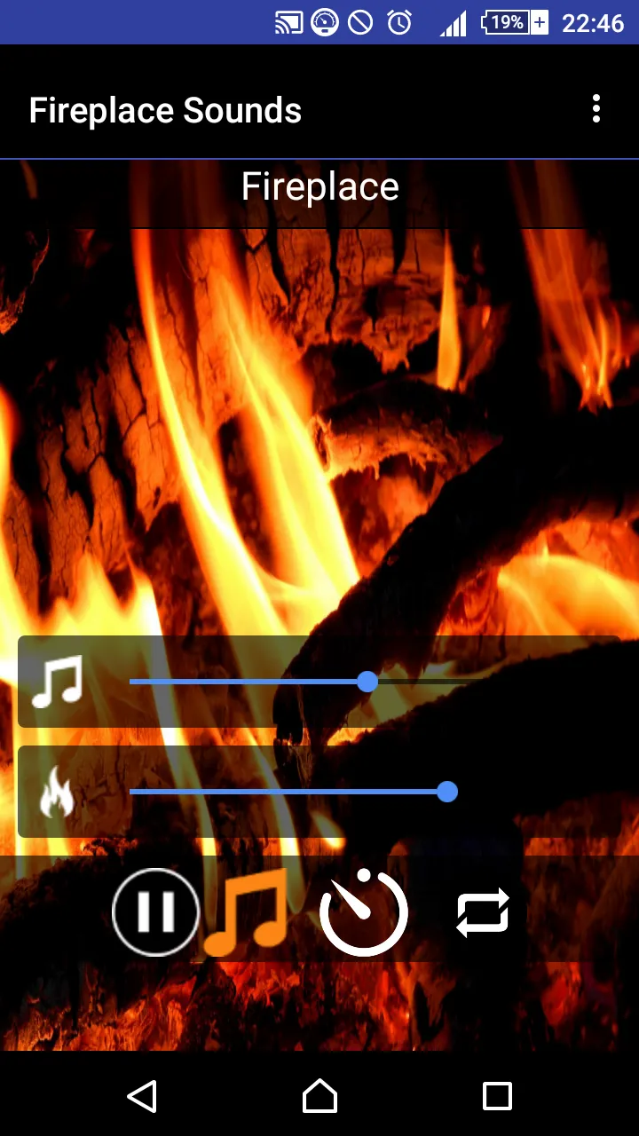 Relax & Sleep Fireplace Sounds | Indus Appstore | Screenshot