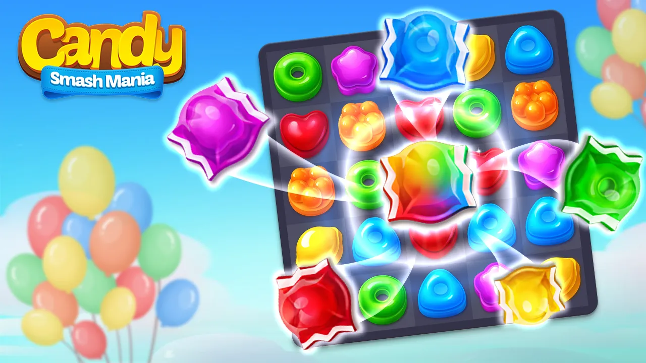 Candy Smash Mania: Match 3 Pop | Indus Appstore | Screenshot