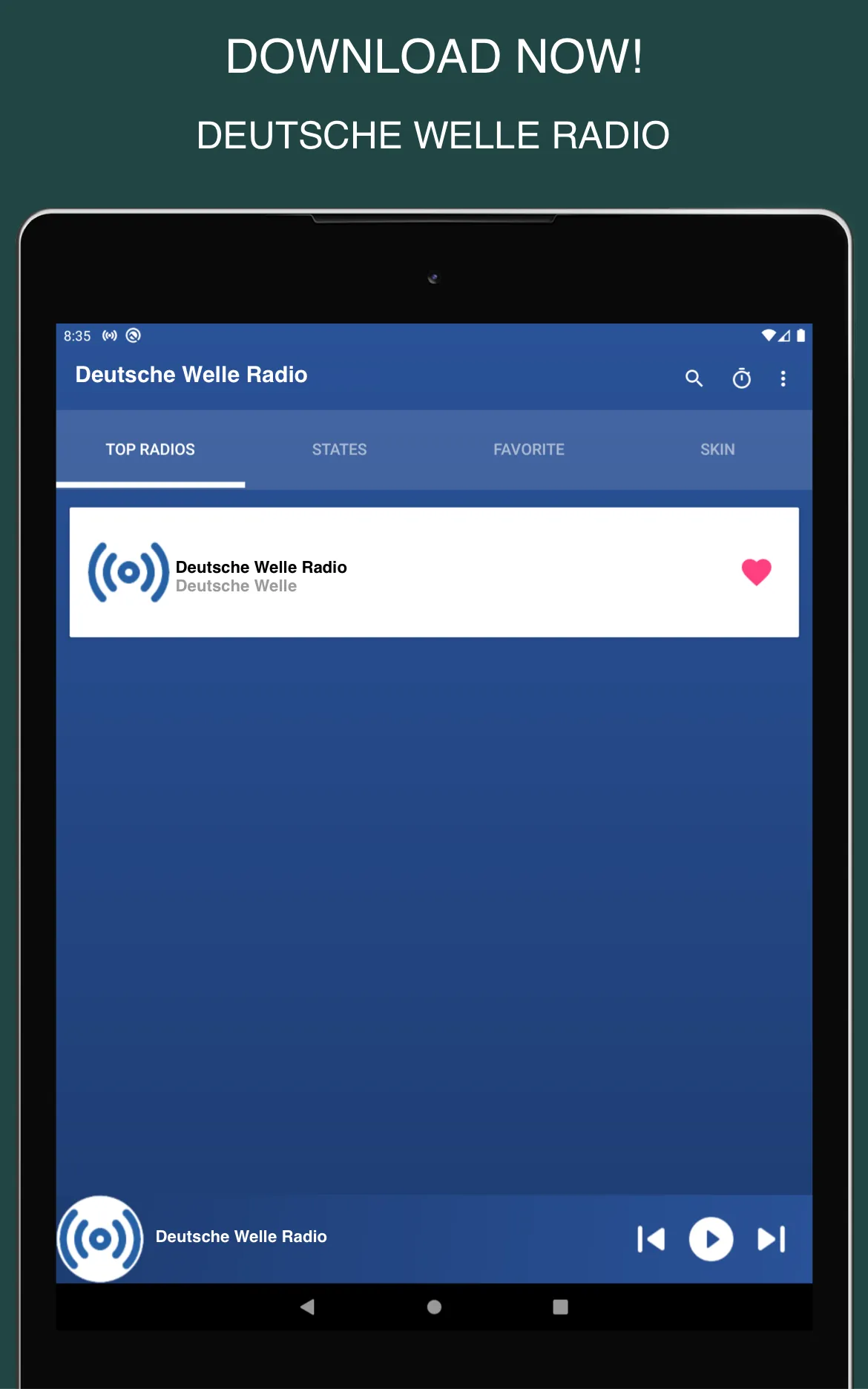 Deutsche Welle Radio DW App DE | Indus Appstore | Screenshot