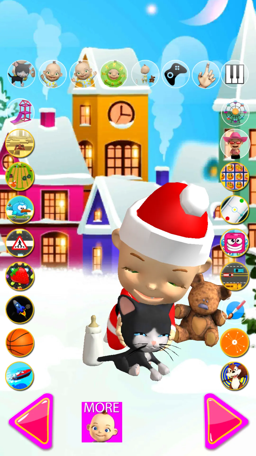 Talking Babsy Baby Xmas Games | Indus Appstore | Screenshot