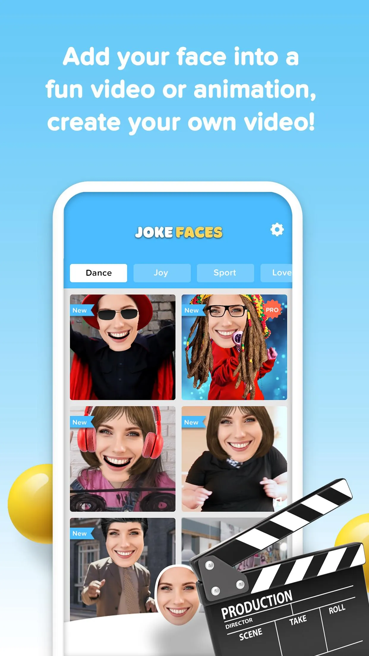 JokeFaces - Funny Video Maker | Indus Appstore | Screenshot