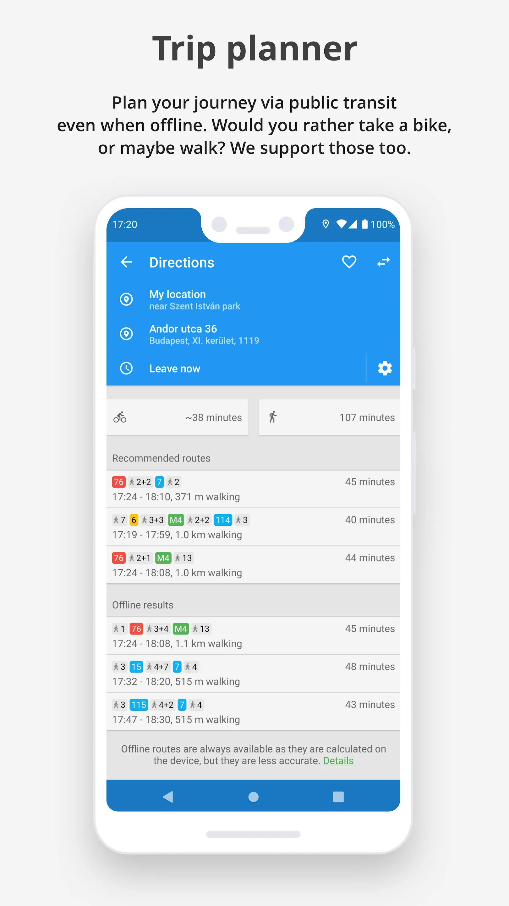 menetrend.app - Public Transit | Indus Appstore | Screenshot