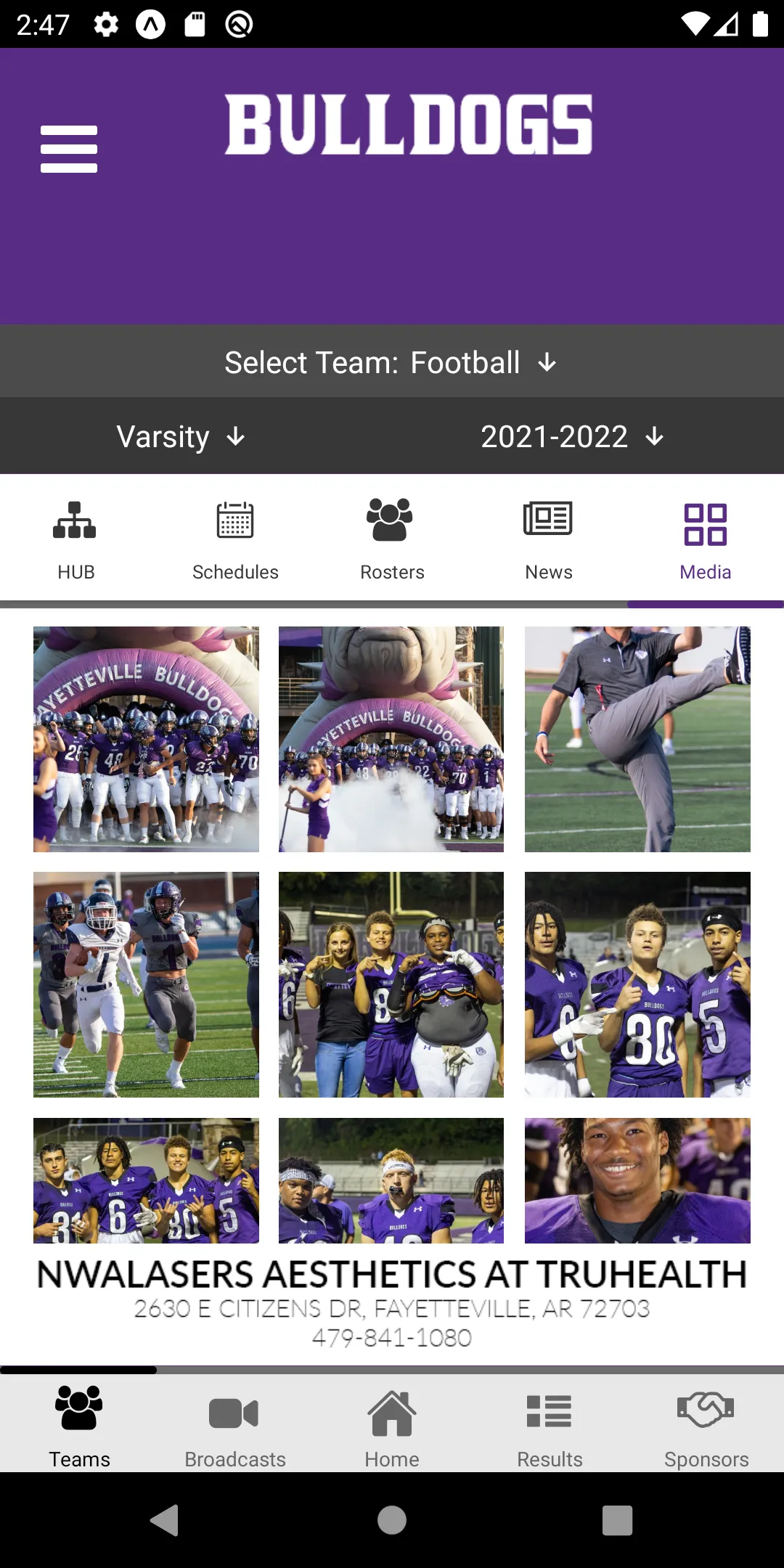 Fayetteville Bulldog Athletics | Indus Appstore | Screenshot