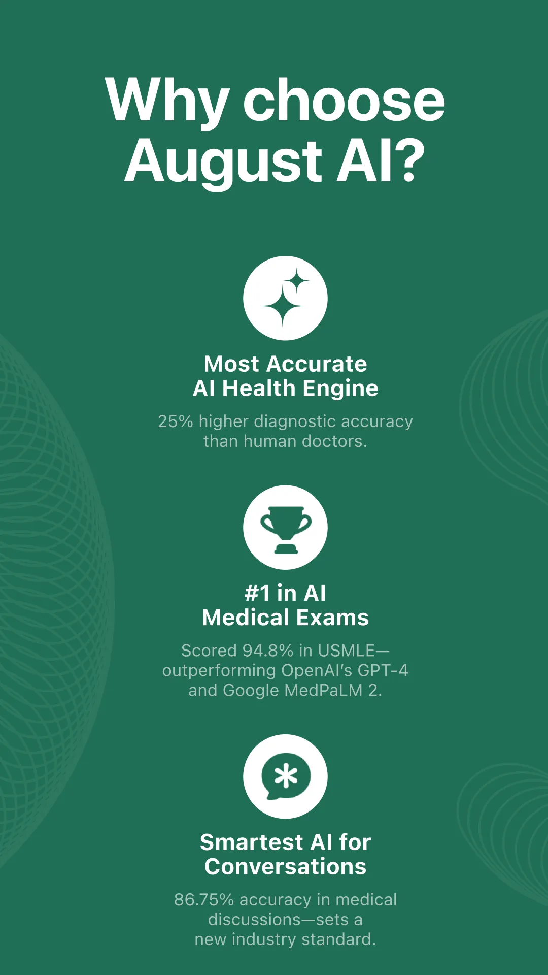 August, Your 24/7 Health AI | Indus Appstore | Screenshot