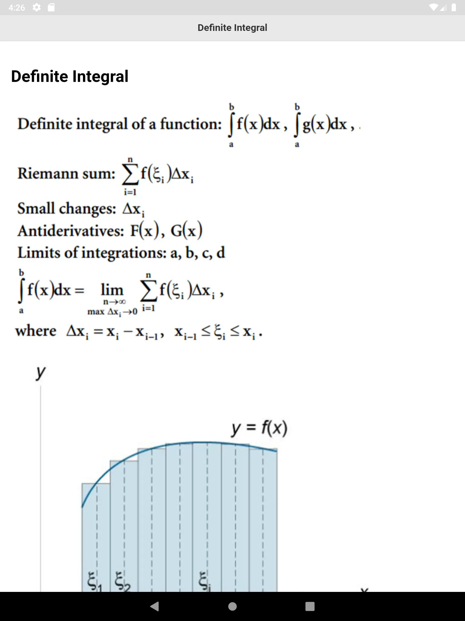 Math Formulas | Indus Appstore | Screenshot