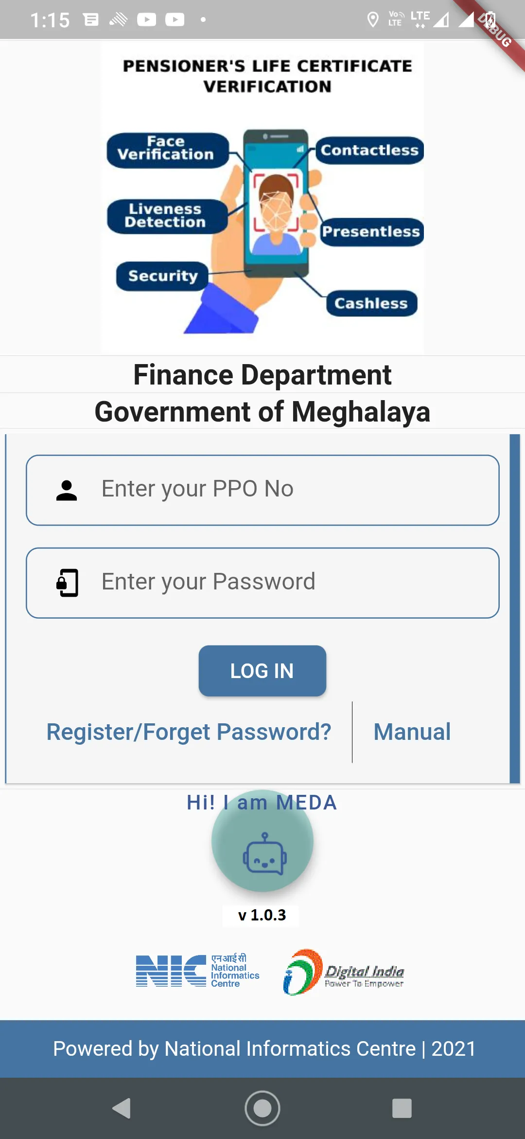 Govt Of Meghalaya-Pension App | Indus Appstore | Screenshot