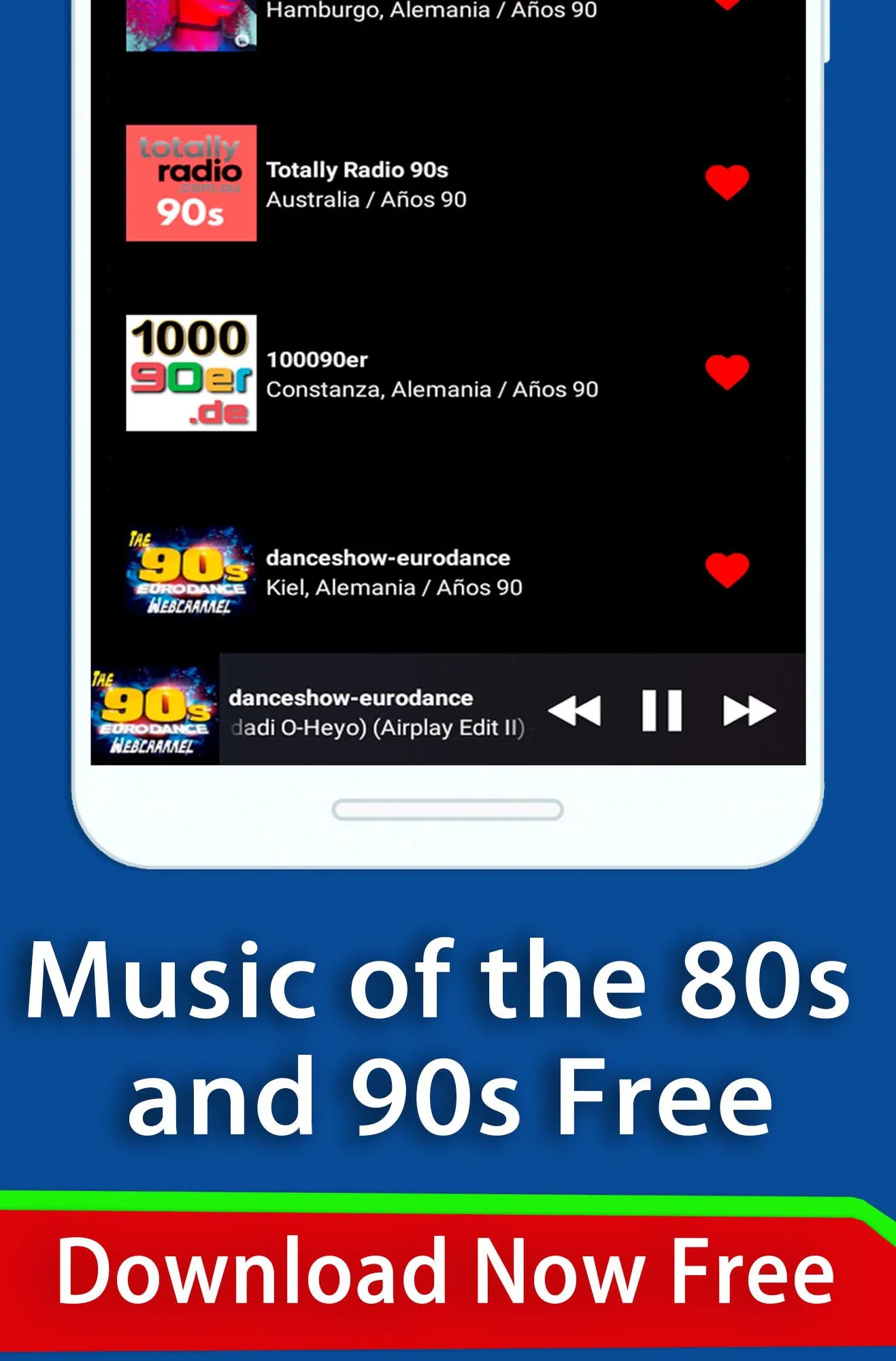 Musica de los 60 70 80 y 90 | Indus Appstore | Screenshot