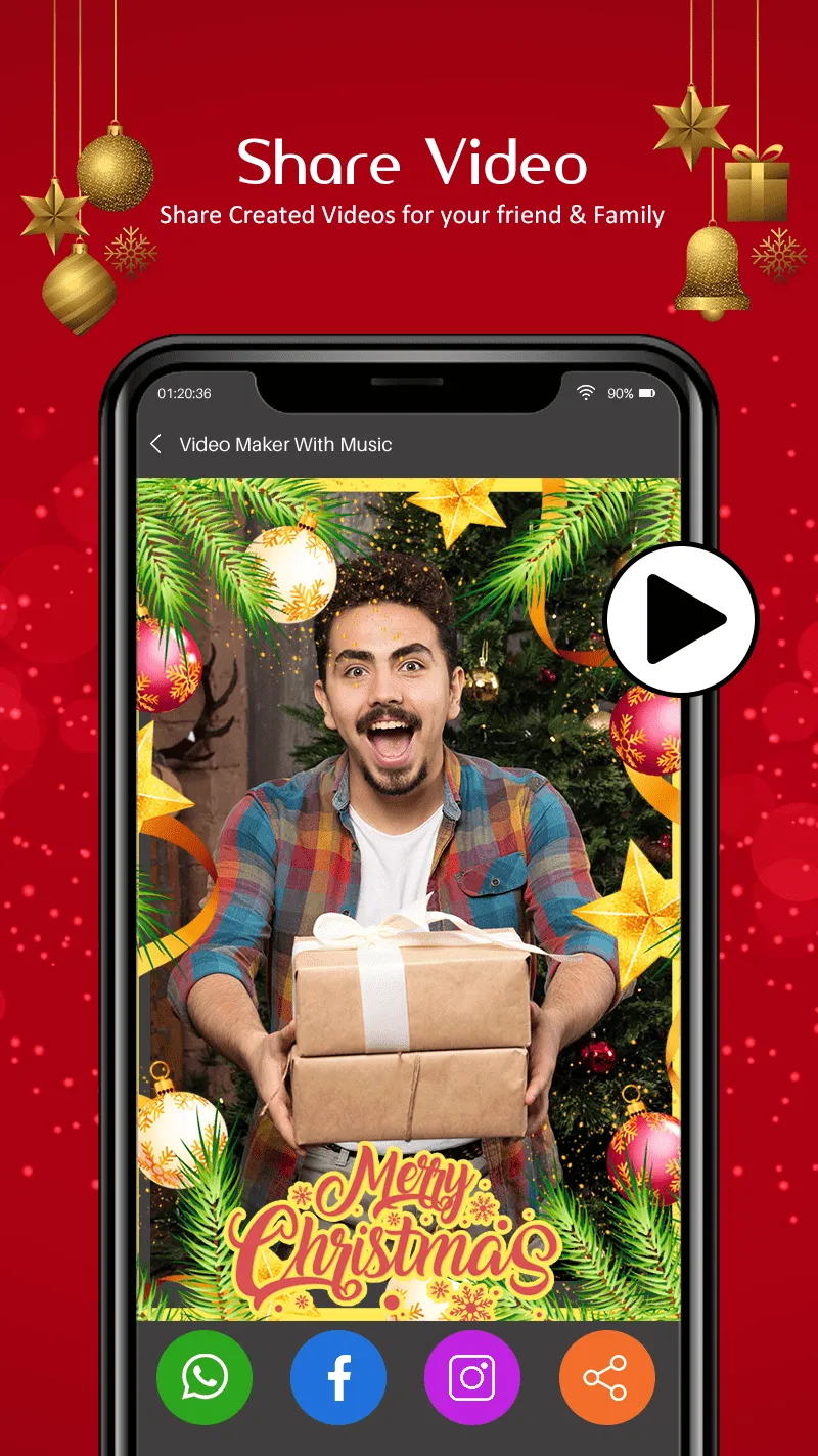 Christmas Video Maker 2024 | Indus Appstore | Screenshot