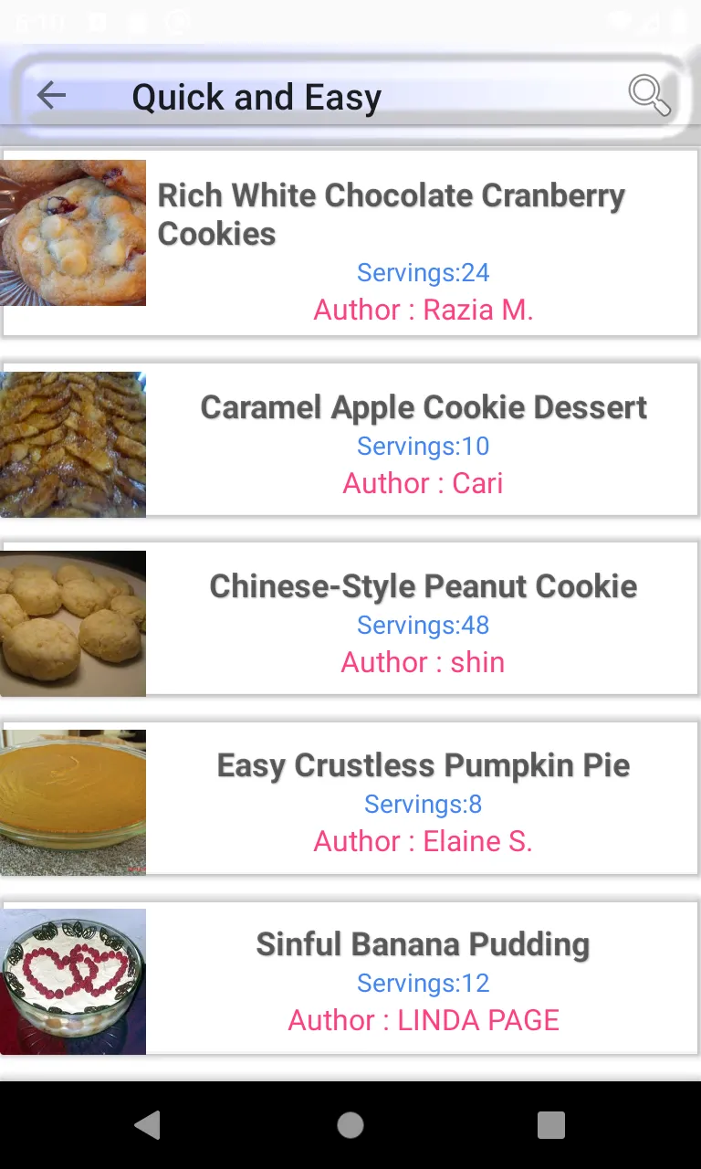 easy and quick dessert. | Indus Appstore | Screenshot