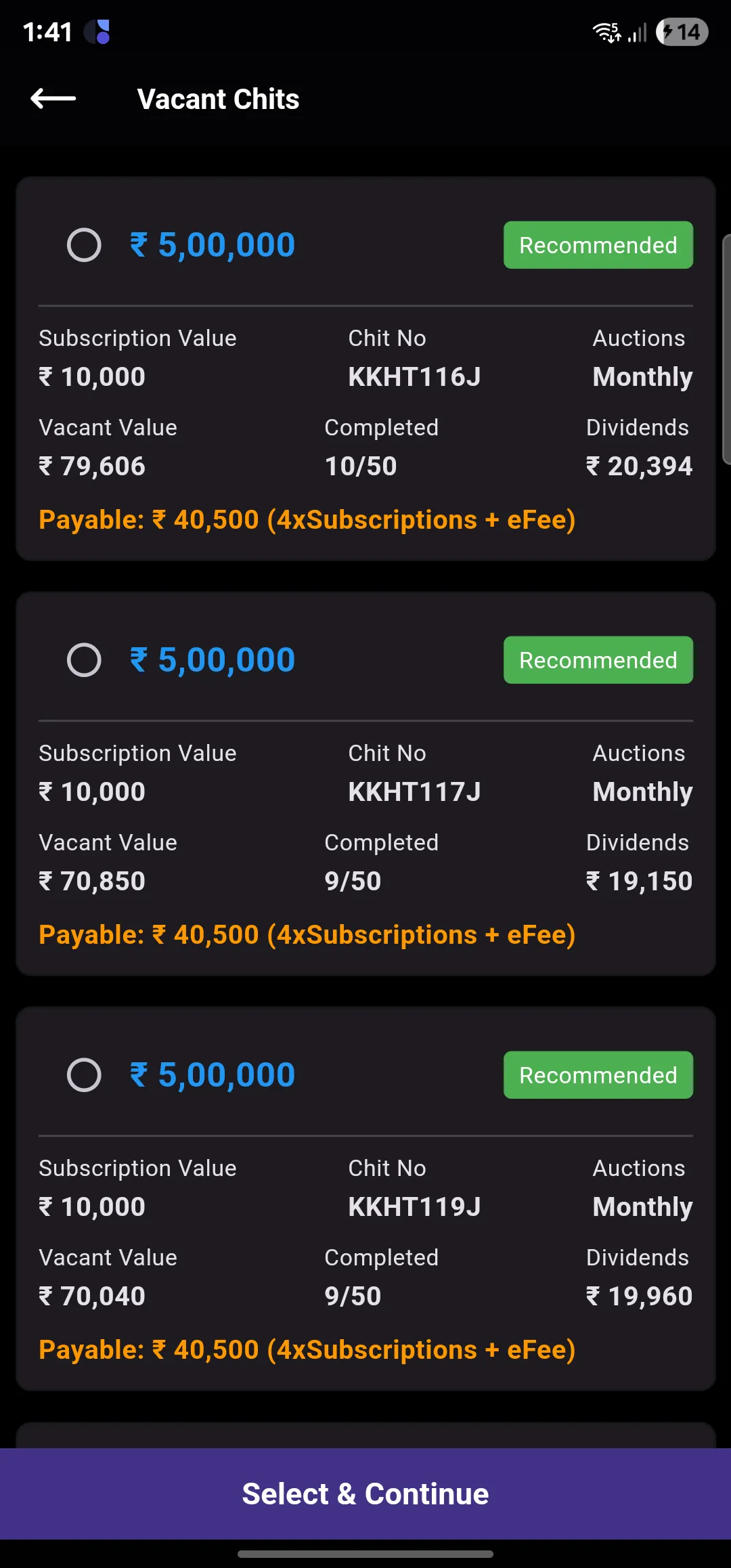 Kapil Chits | Indus Appstore | Screenshot