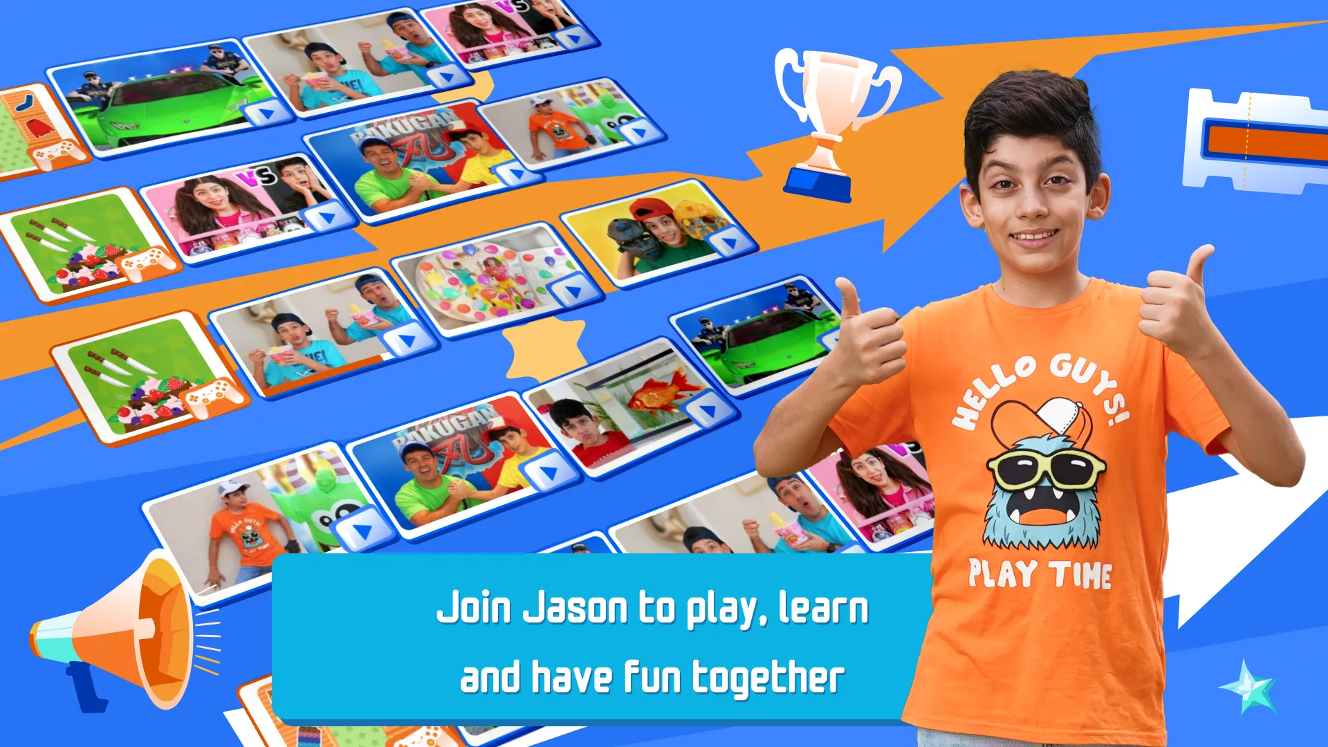 Jason Vlogs: games and videos | Indus Appstore | Screenshot