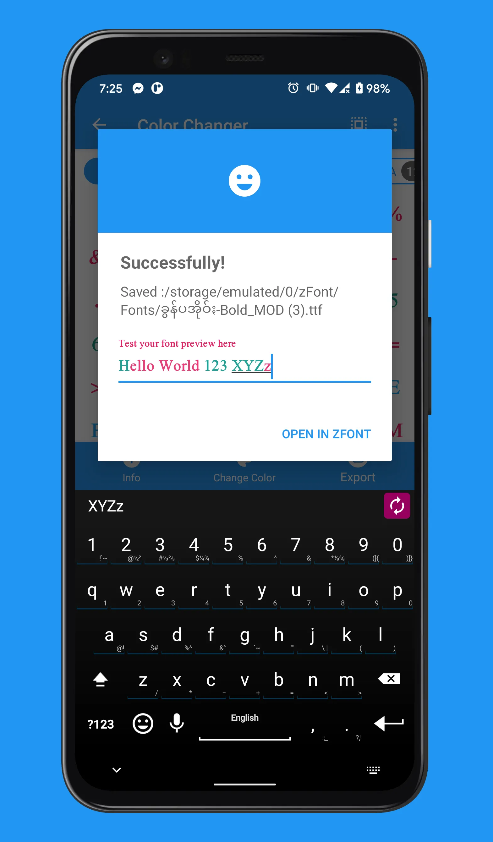 zFont Tool - Android Font Tool | Indus Appstore | Screenshot