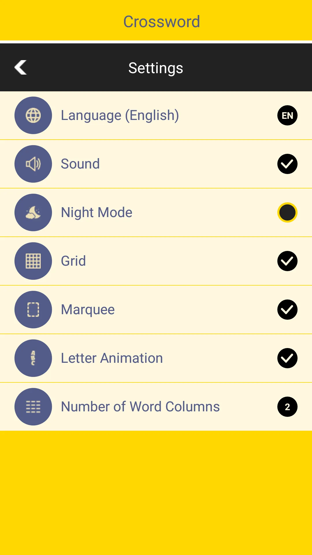 Crossword | Learn the words | Indus Appstore | Screenshot