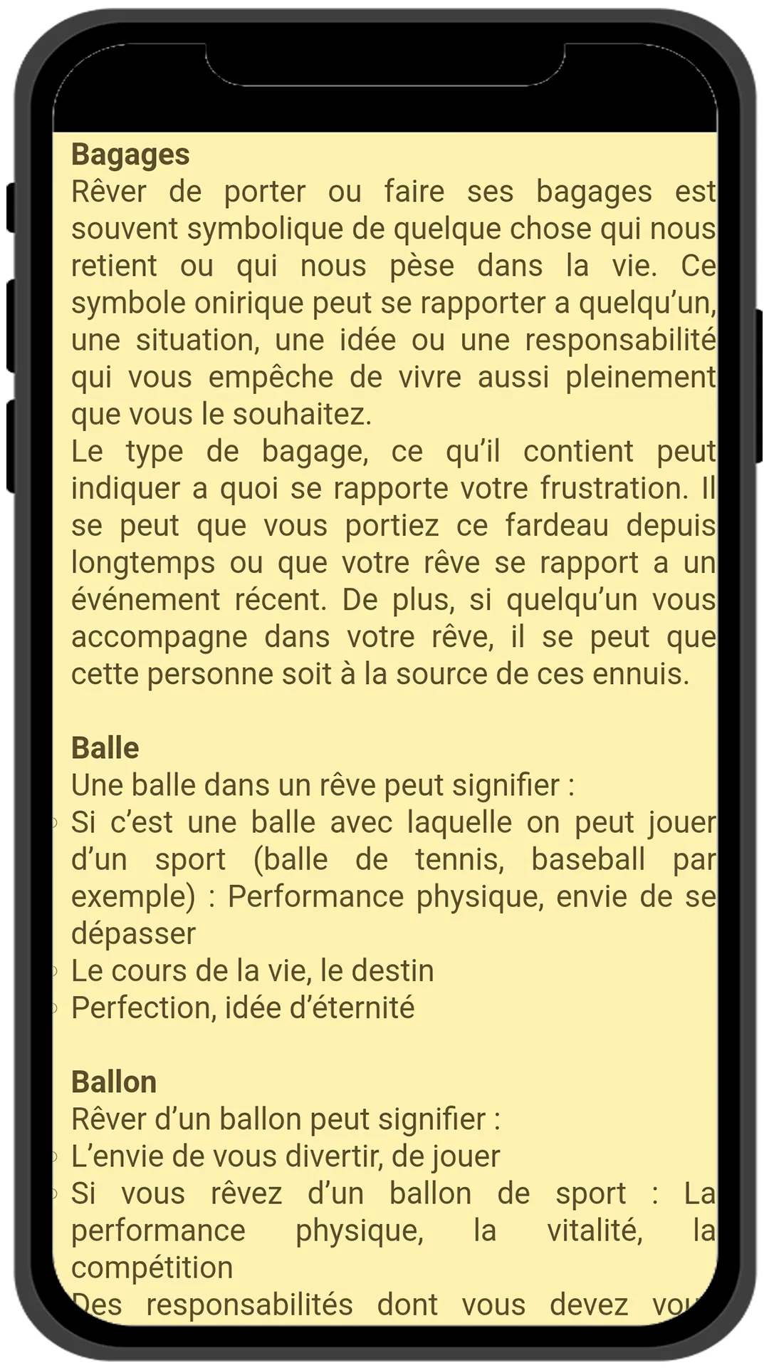 Interprétation des Rêves | Indus Appstore | Screenshot