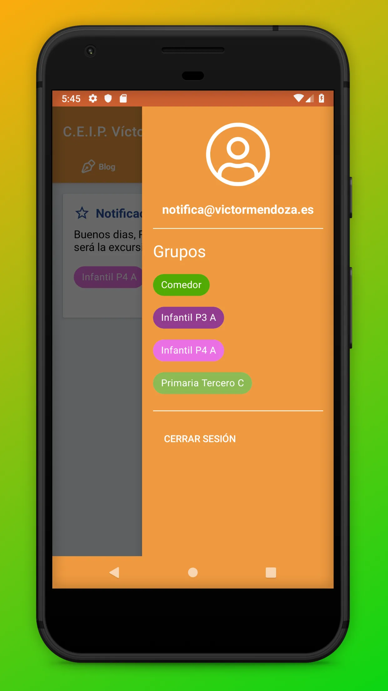 CEIP Víctor Mendoza | Indus Appstore | Screenshot