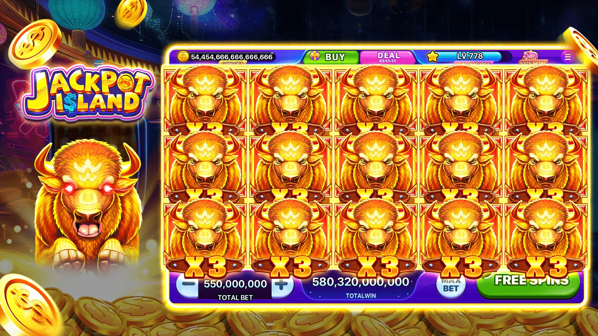 Jackpot Island - Slots Machine | Indus Appstore | Screenshot