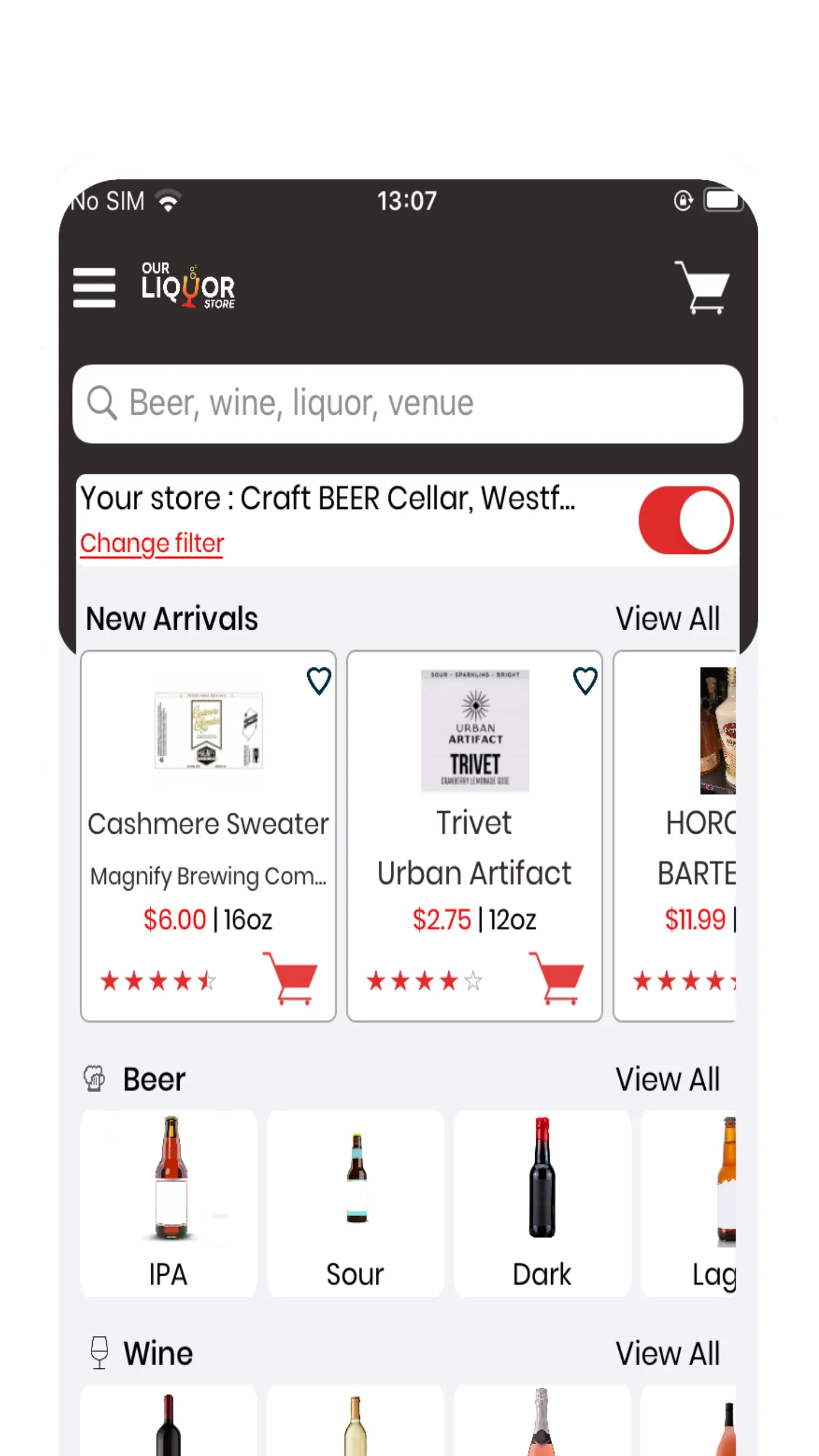 OurLiquorStore | Indus Appstore | Screenshot