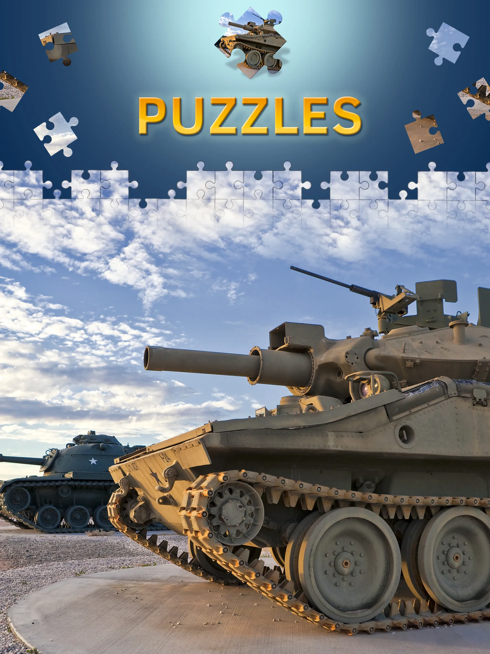 Military Tank Jigsaw Puzzles | Indus Appstore | Screenshot