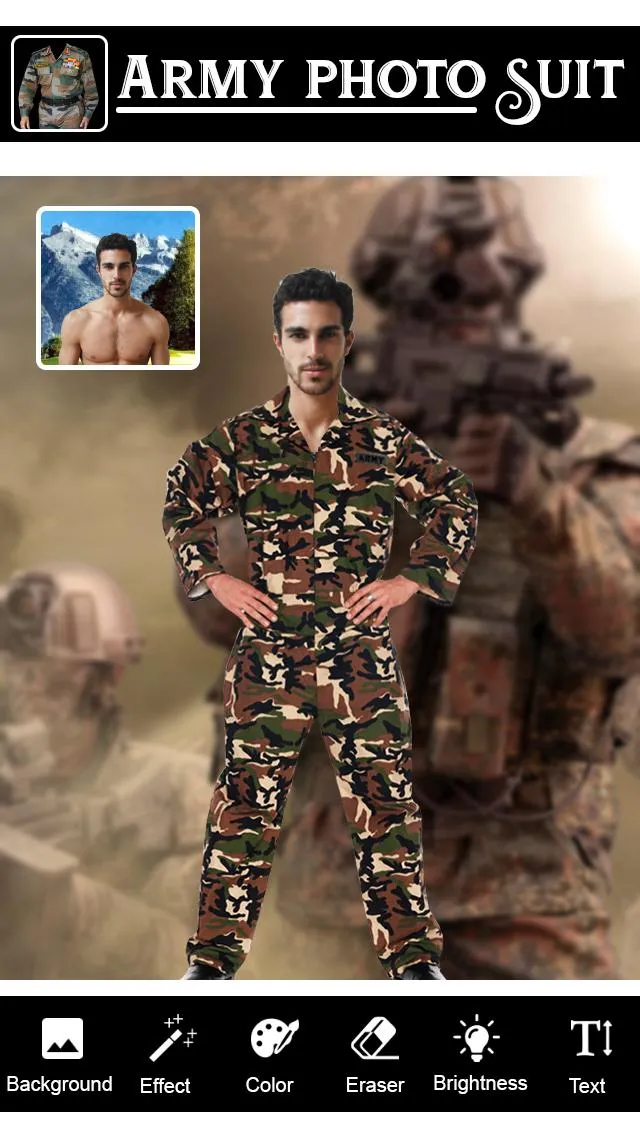 Army Suit Photo Editor | Indus Appstore | Screenshot