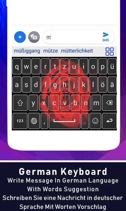 German Language Keyboard | Indus Appstore | Screenshot