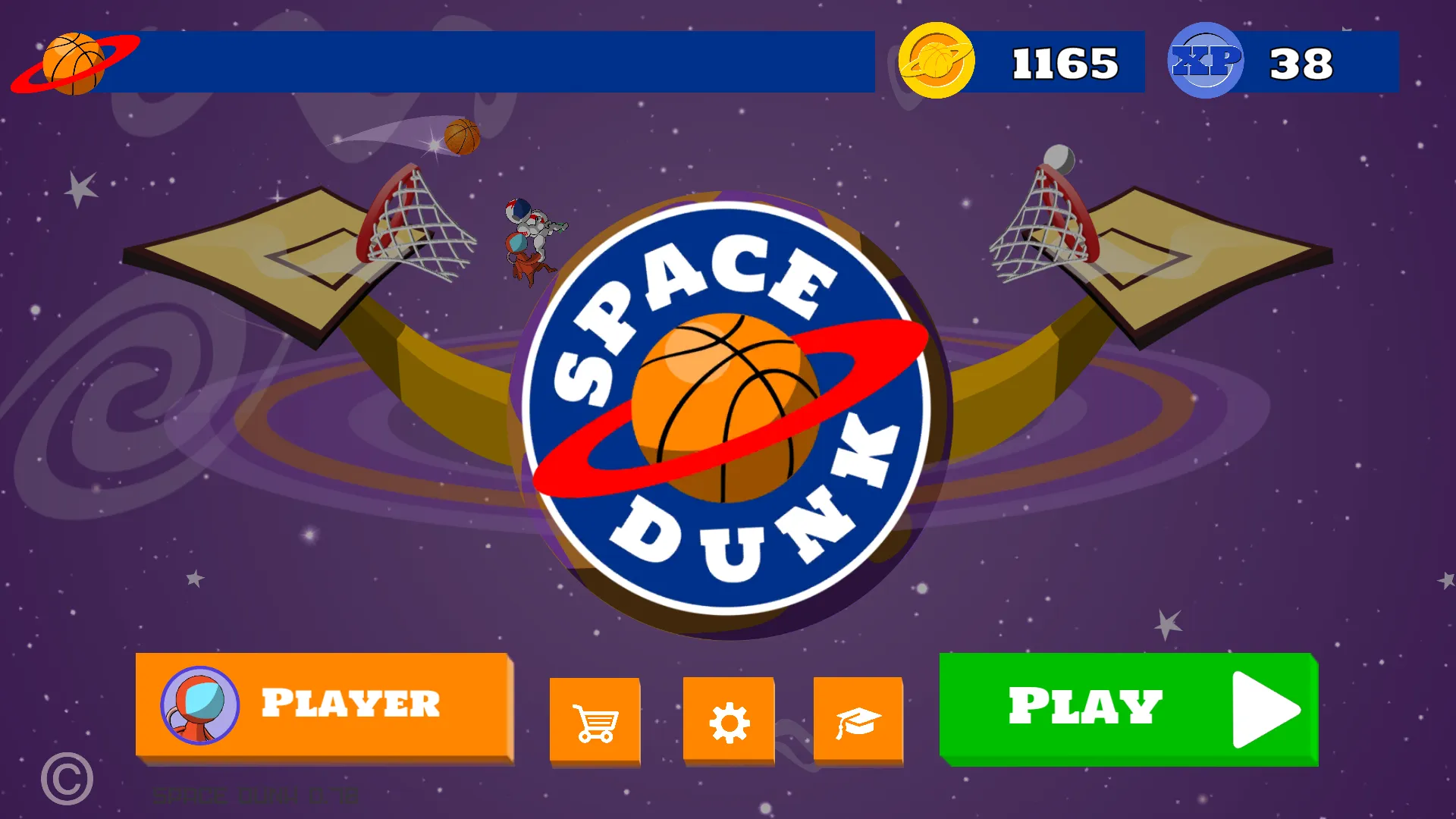 Space Dunk Basketball | Indus Appstore | Screenshot