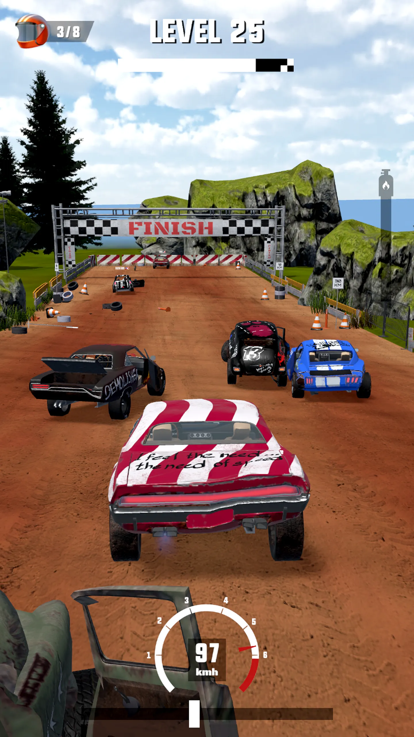 Mad Racing 3D - Crash the Car | Indus Appstore | Screenshot