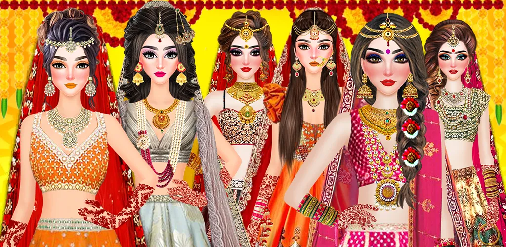 Indian Bridal Makeover Game | Indus Appstore | Screenshot