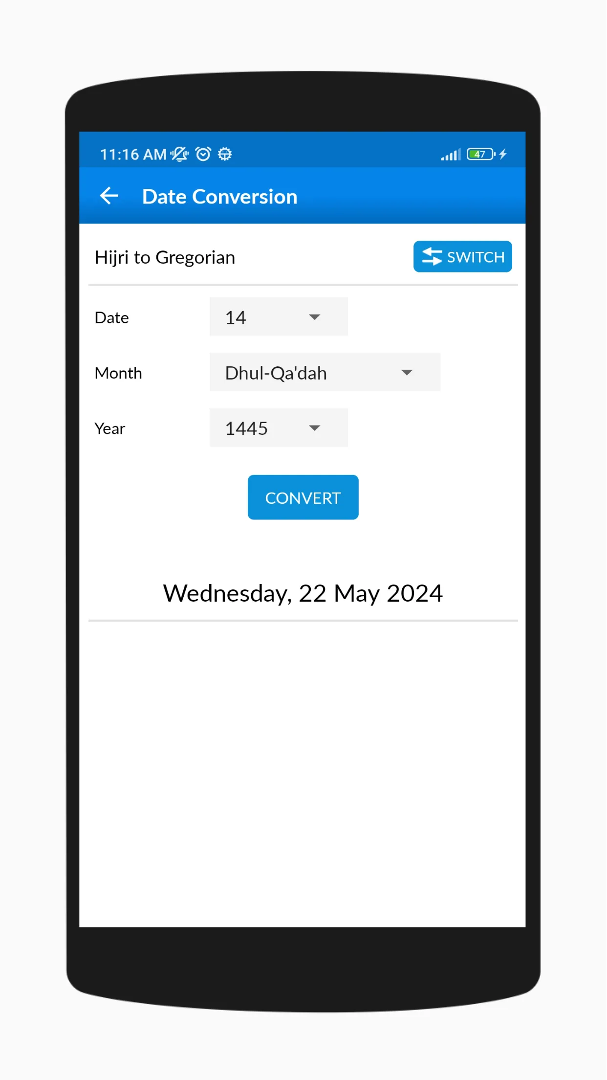 Hijri Calendar 1445 H | Indus Appstore | Screenshot