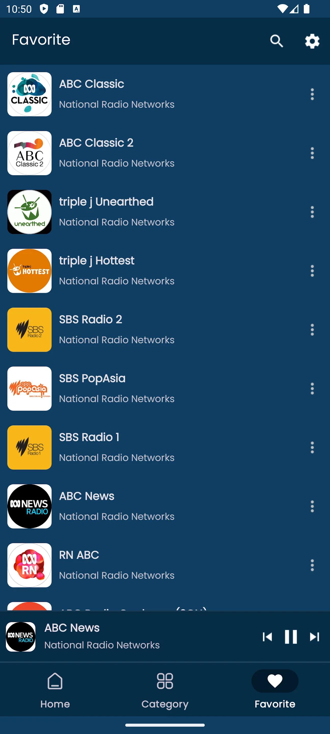 Radios from Canberra | Indus Appstore | Screenshot